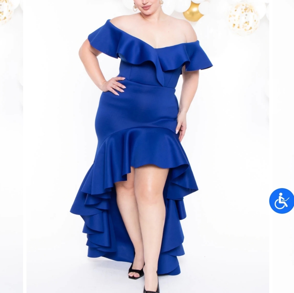 New royal blue dress